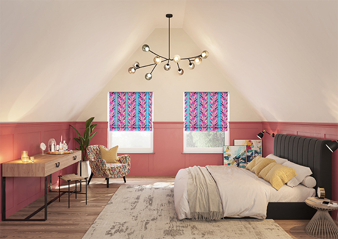 Miami, Pink - Roman Blind - Image 8